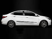 Молдинги на двері для Hyundai Accent Solaris 2011-2017