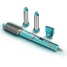 Фен-стайлер 4 в 1 VGR V-474 BLUE, Professional, 4 насадки, 1400Вт