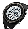 Годинник чоловічий наручний спортивний Skmei 2192 (Чорний з білим), фото 2