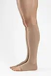 Медичні компресійні гольфи Relaxsan Premium 2 клас 23-32 мм рт.ст. відкритий носок бежеві, фото 8