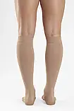 Медичні компресійні гольфи Relaxsan Premium 2 клас 23-32 мм рт.ст. відкритий носок бежеві, фото 10