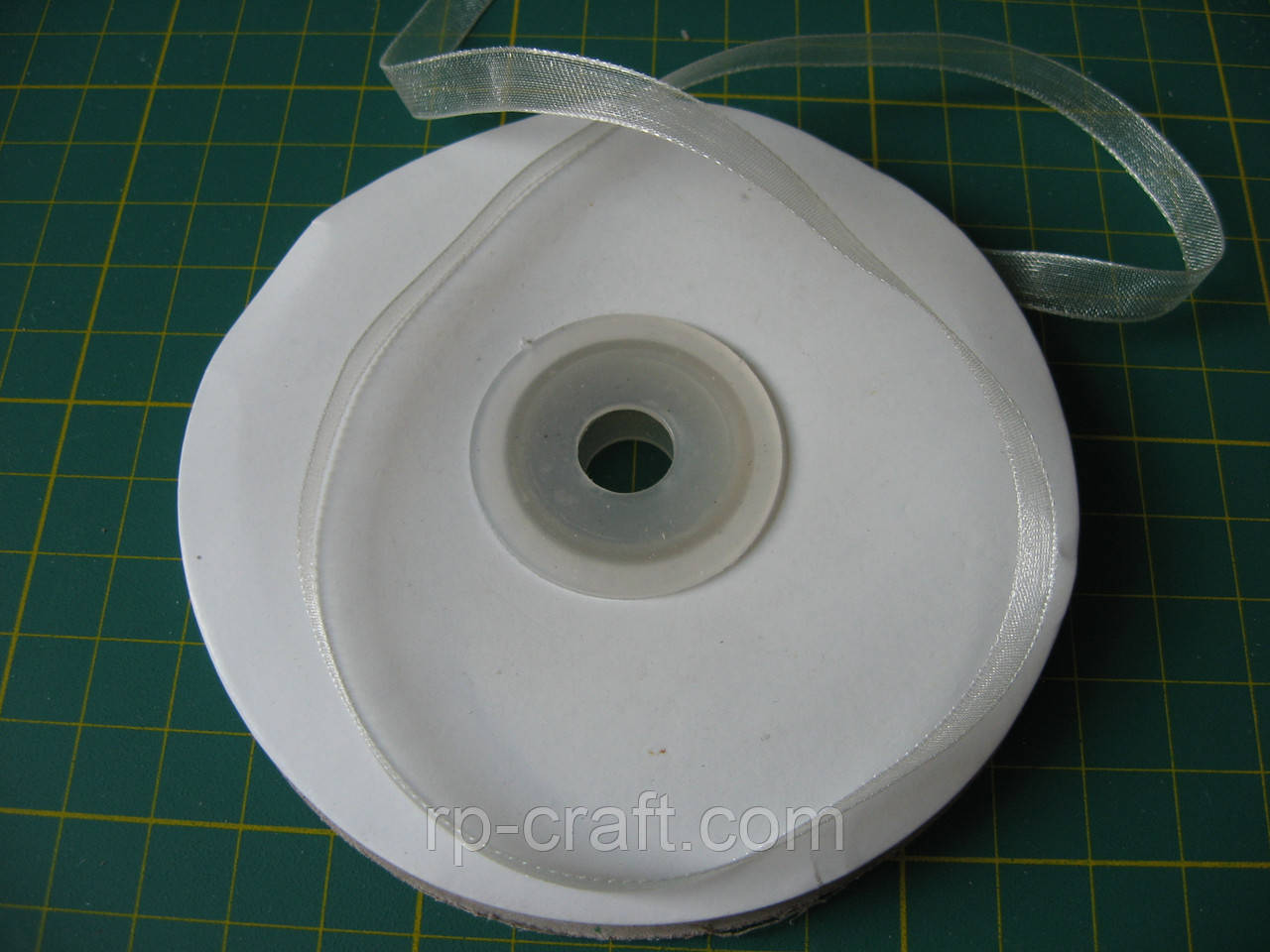 Стрічка органза, 6 мм, ванільна, фото 1