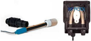 Комплект електрода pH з перистальтичним насосом