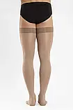 Медицинские компрессионные чулки Relaxsan Premium 2 класс 23-32 мм рт.ст. открытый носок бежевые, фото 3