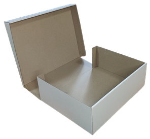 Коробка 30*30*11 см для чізкейка, пирога біла