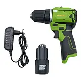 Шурупокрут на АКБ безщітковий Procraft COM РА-12BL Дві швидкості АКБ 12 В 2 Ач ЗП Кейс, фото 4