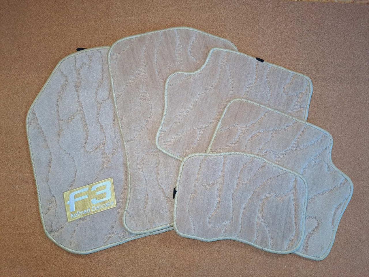 Килимки в салон ворсові бежеві комплект BYD F3, Бид Ф3, Бід Ф3, фото 1