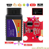 Автосканер FORScan ELM327 діагностичний сканер OBD2 з перемикачем HS CAN MS CAN для Ford Mazda адаптер версія v1.5 чіп PIC18F25K80