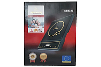 Індукційна плита Crownberg CB-1323, 1 конфорка, 2000 Вт, цифровий дисплей, таймер, чорна