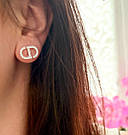 Срібні сережки з кубічним цирконієм "Petit" — стильні пусети зі срібла 925 проби, фото 2