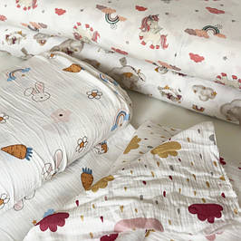 Муслін жатка принт