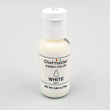 Барвник Chefmaster для шоколаду Candy Color White/Білий 18 г