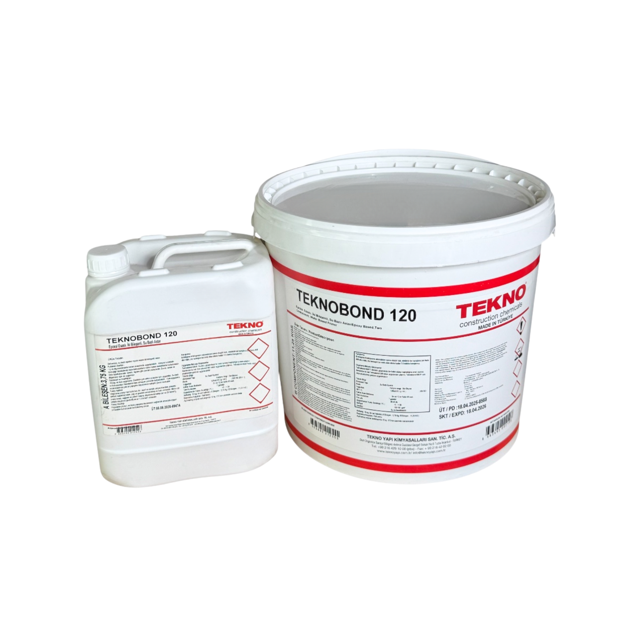 Епоксидний двокомпонентний праймер на водній основі Teknobond 120, 15 кг., фото 1