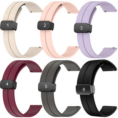 Силікон магнітний ремінець для Samsung galaxy watch 46mm / Watch 3 45mm / Samsung Gear S3