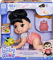 Інтерактивна лялька-пупс Кеті Кет з 40 різними звуковими ефектами Baby Alive Crawl 'n Play Kat F9710