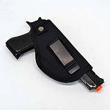 Кобура поясна універсальна чорна, фото 9