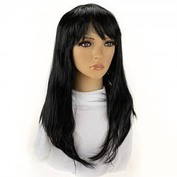 Перука чорна рівна