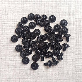 Гвинт кріплення материнської плати, SSD, DVD, різбл. М3х5, 50шт, чорний