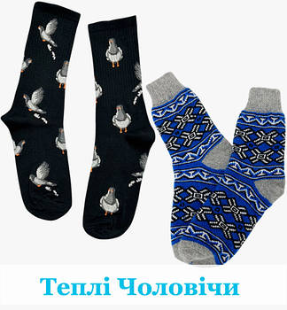 Чоловічі теплі шкарпетки Начос та Термо