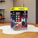 Автономна колонка ZXX 120 Вт переносна акустична система з USB і блютуз на один динамік 15", фото 5