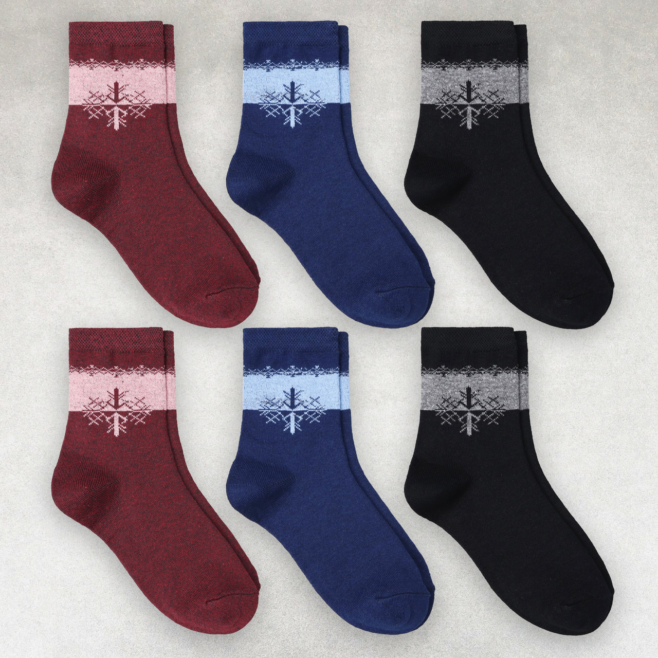 Шкарпетки жіночі 6 пар «Сніжинка» розмір 36-41 арт. 302.6, фото 1