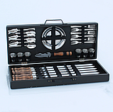 Набір для пікніка з шампурами з ручкою, Набір шампурів для кума, брата, друга, фото 6