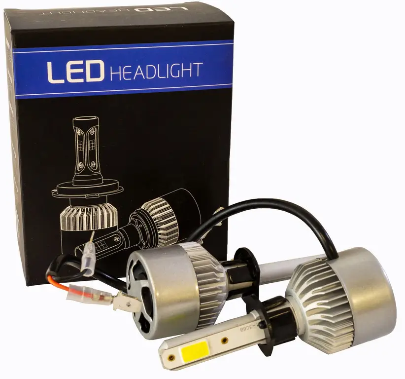 Автомобільні LED лампи LED HeadLight S2 H1, 2 шт., 36 Вт, 4000 лм, 6500K, IP65, фото 1