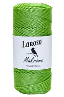 Пряжа Lanoso Macrame PP 3 nm № 311 салатовий (Ланосо Макраме ПП 3мм)