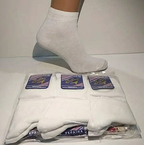 Шкарпетки жіночі класичні стрейч білі 23-25 р. (12 пар!) (Демісезонні) Варос