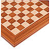 Шахова дошка Manopuolus ручної роботи з інкрустації червоного дерева та дуба 34x34 см, фото 2