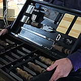 Набір для пікніка з шампурами з ручкою, подарункові набори шампурів на подарунок батькові, фото 6