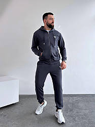 Чоловічий спортивний костюм; Колір: чорний, графіт; Розмір: М, Л, ХЛ, XXЛ;