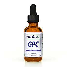 Cerebra GPC 2 fl.oz. Біологічно найкращий холін, 60мл, MFR 06/2025 + 2 роки
