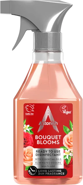 Дезінфікуючий очищувач без хлору Astonish Bouquet Blooms Квітковий букет 550 мл