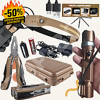 Мощный фонарик аккумуляторный налобный с двумя режимами работы IPX4 сенсорным управлением и зарядкой через USB для охоты