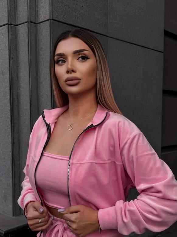 Жіночий велюровий топ; Різні кольори; Размер 42-44 та 46-48;, фото 1