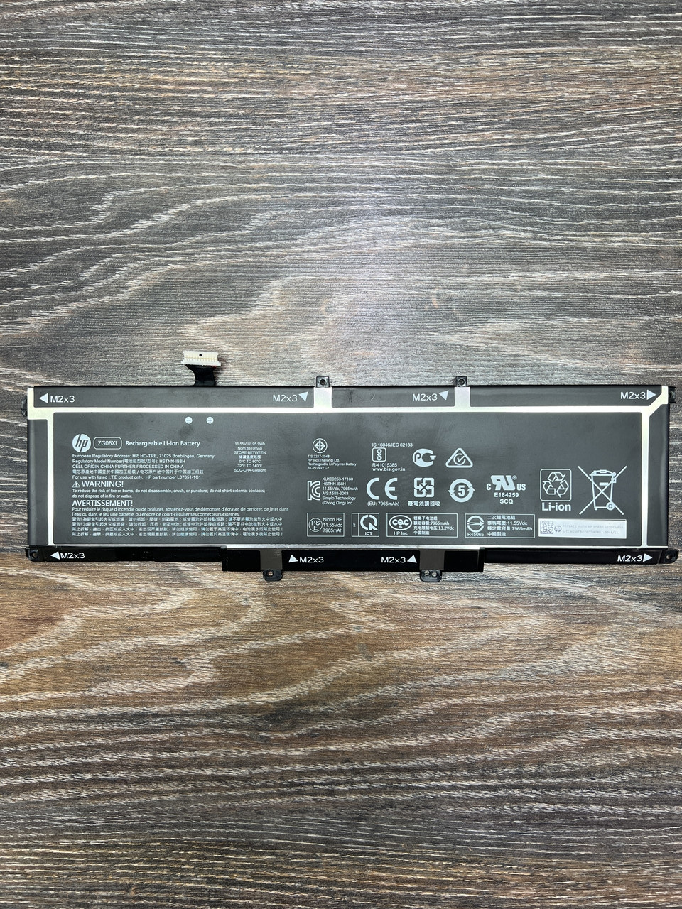 Аккумулятор  ZG06XL ємність 93% HP EliteBook 1050 G1