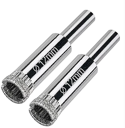 Коронка гальванічна VICTORYTOOL 12мм (комплект із 2-х штук)