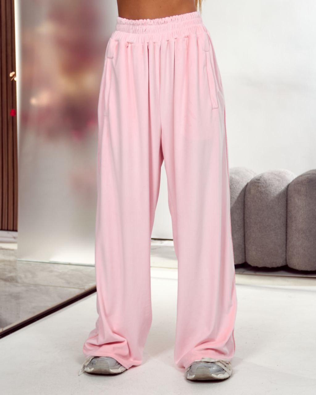 Жіночі штани-палацо; Кольори: шоколад, беж, лимон, чорний, барбі; розмір: універсал;, фото 1