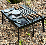 Набір шампурів у дерев'яній коробці , Набір для пікніка з шампурами, фото 3