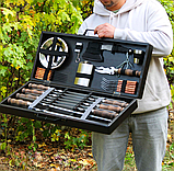 Набір шампурів у дерев'яній коробці , Набір для пікніка з шампурами, фото 10