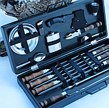 Набір шампурів у дерев'яній коробці , Набір для пікніка з шампурами, фото 9