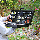 Набір шампурів у дерев'яній коробці , Набір для пікніка з шампурами, фото 6