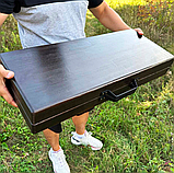 Набір шампурів у дерев'яній коробці , Набір для пікніка з шампурами, фото 7