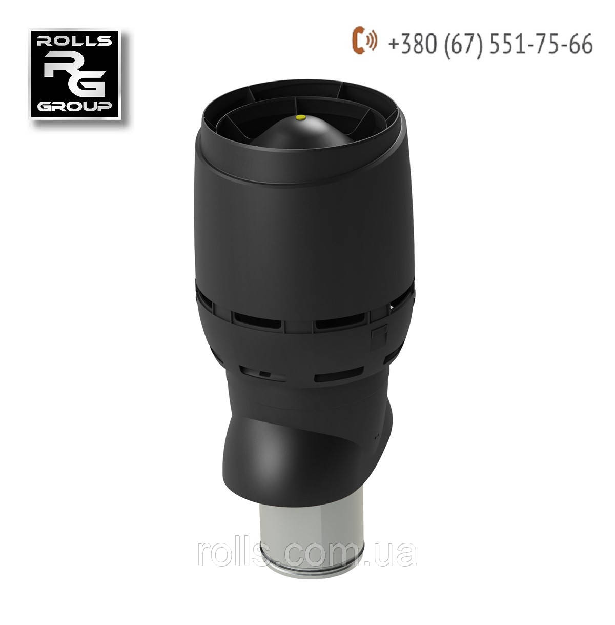 Вентиляційний вихід 250 h500, із ковпаком FLOW P-250 XL, 250/И3/500 FLOW XL, фото 1