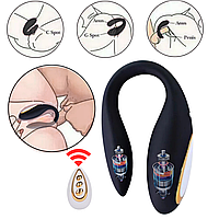 Вибратор для пар для двойной стимуляции  парный вибратор для двоих DuoFlex парный интимная игрушка парная