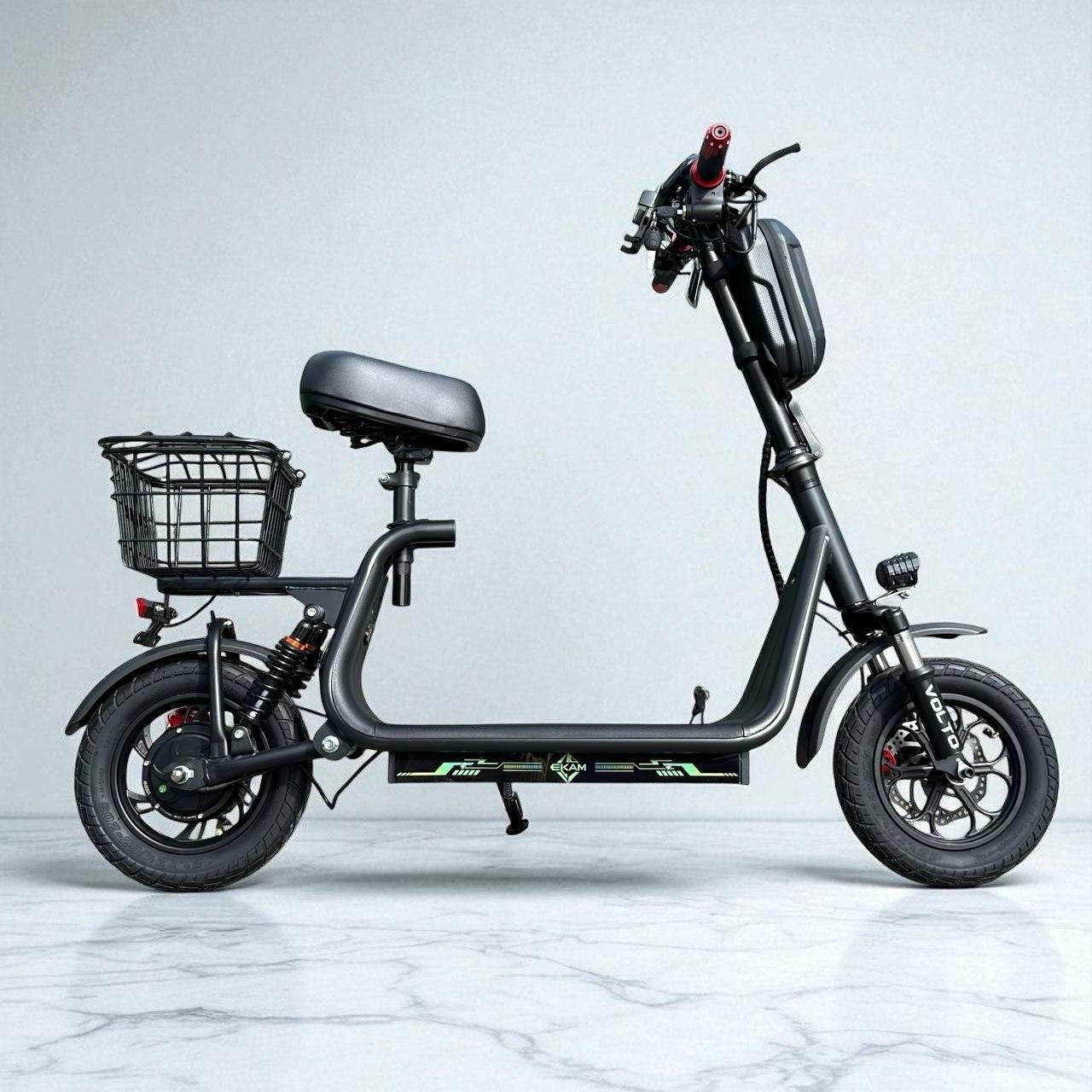 Електросамокат VOLTO EKAM С1 Pro 13Ah з амортизаторами, фото 1