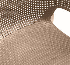 Стілець садовий пластиковий Keter Elisa, бежевий, фото 5