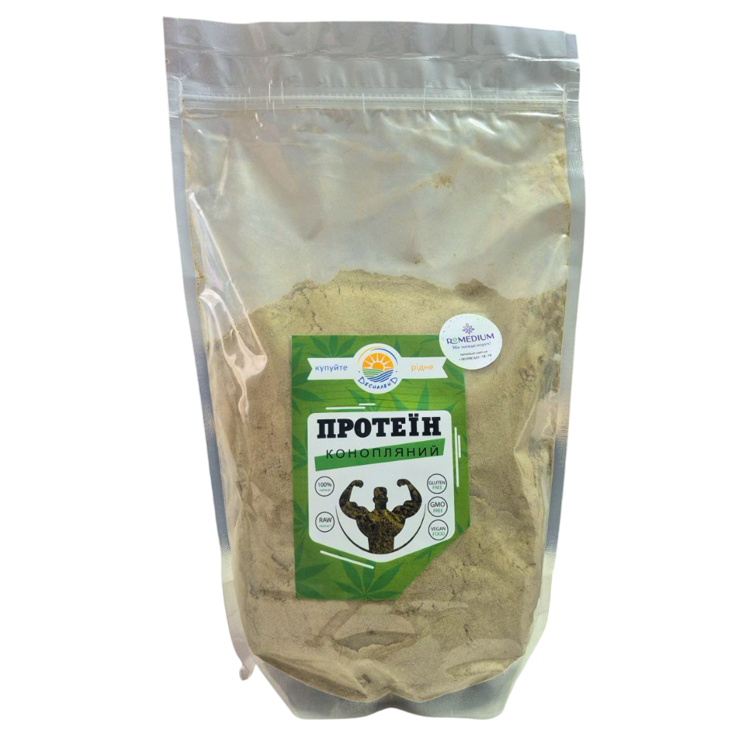 Протеїн конопляний 1 кг Десналенд, фото 1
