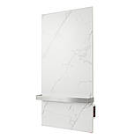 Керамічна рушникосушарка Flyme 600ТW з однією ручкою (колір білий камінь), фото 2